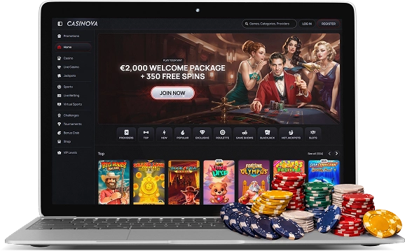 Casinova Casino Desktop